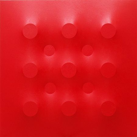 Lotario 1956, Notaresco (Te) - [Italia] senza titolo tela dipinta estroflessa...