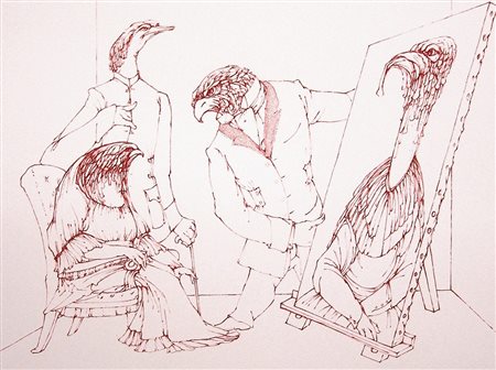 Fabrizio Clerici 1913, Milano (Mi) - 1993, Roma (Rm) - [Italia] senza titolo...