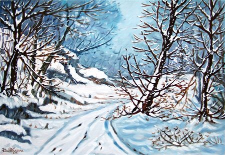 Pietro Dell'Aversana 1963, Sant'Arpino (Ce) - [Italia] Paesaggio invernale...