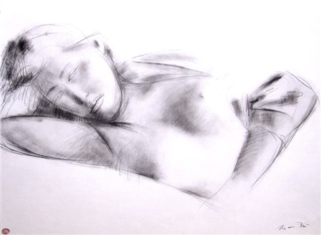 Giacomo Manzù 1908, Bergamo (Bg) - 1991, Roma (Rm) - [Italia] senza titolo...