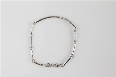 Braccialetto in oro con diamanti. . . Braccialetto in oro bianco diamanti di...
