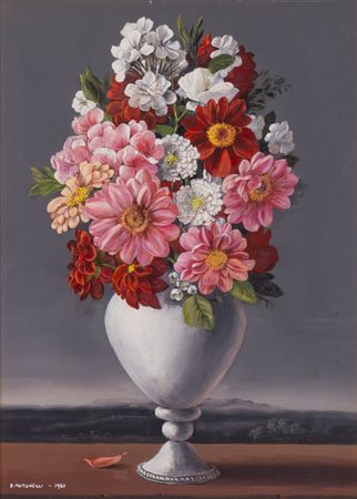 F. ANTONELLISenza Titolo, 1966Olio su masonitecm 40x29,5Firma e datazione al...