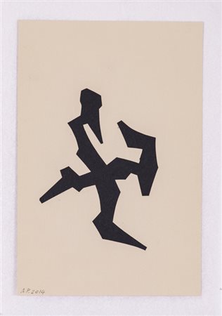 ARNALDO POMODORO (1926)Senza Titolo, 2014Collage di cartoncino su cartacm...