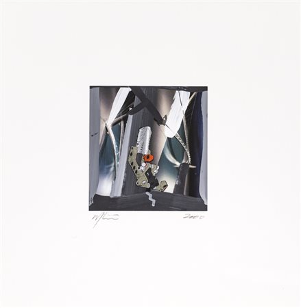 RENATO VOLPINI (1934-2017)Senza Titolo, 2000Tecnica mista e collage su...