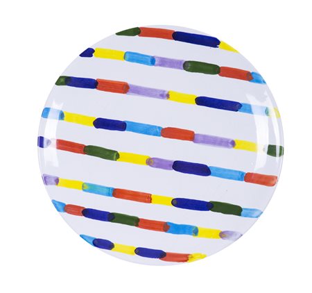 PIERO DORAZIO (1927-2005)Senza Titolo, 1988Piatto in ceramica...