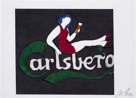 MARCO LODOLA (1955)Senza Titolo, 2000Disegno a pennarello e lapis su...