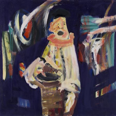 GHEORGHE TIRLA (1965)Senza TitoloOlio su telacm 100x100Firma al...