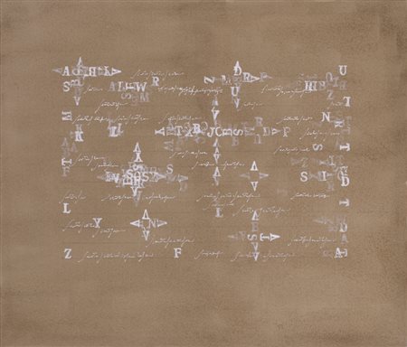 ALFREDO RAPETTI (1961)Alfabeto primario, 2006Tecnica mista su telacm...