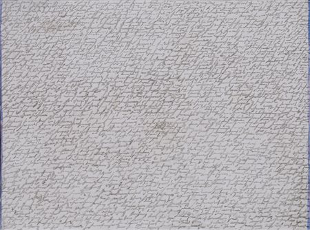 ALFREDO RAPETTI (1961)Cemento con blu, 2010Cemento e tecnica mista su tela...