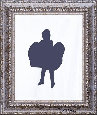 MARCO LODOLA (1955)Senza TitoloTecnica mista su specchio e cronice in legnocm...