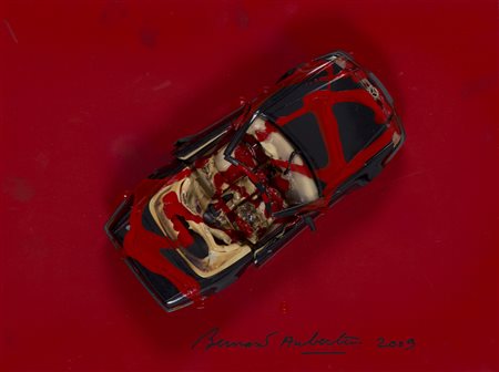 BERNARD AUBERTIN (1934-2015) Voiture Brûlée, 2009Macchina bruciata su...