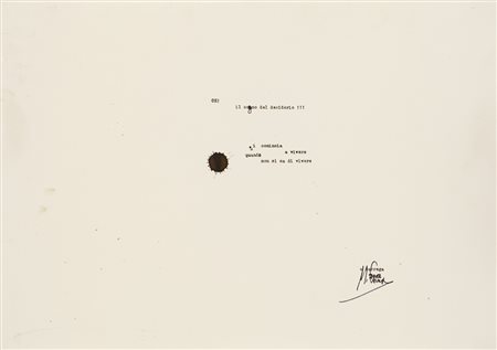 UGO CARREGA (1935-2014)Si comincia a vivere quando non si sa di vivere,...