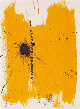 UGO CARREGA (1935-2014)Il fracasso del gesto, 2009Tecnica mista su...