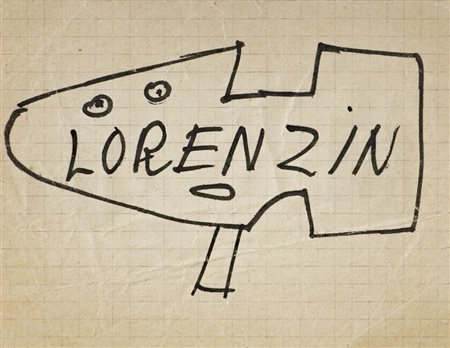 ROBERTO GAETANO CRIPPA (1921-1972)Senza TitoloPennarello su carta...