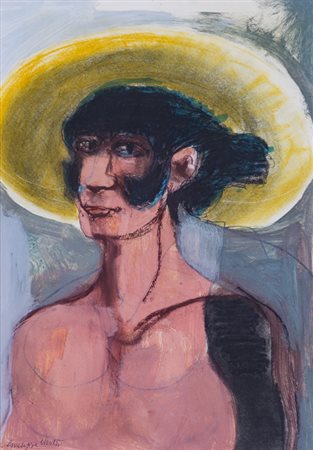 GIUSEPPE MOTTI (1908-1988)Senza TitoloTecnica mista su cartoncinocm...