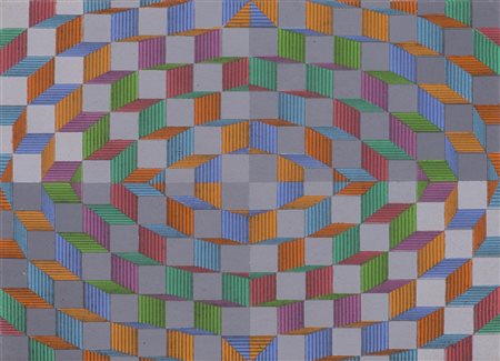 D. LANGLOISAdelbaran V, 1975Tecnica mista su telaCm 13x18Firma, titolo e...