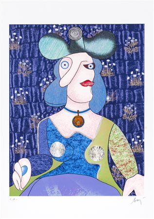 ENRICO BAJ (1924-2003)Senza TitoloLitografiacm 97x68Firma e numerazione...