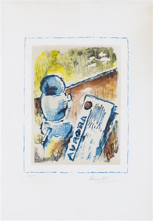 ARDENGO SOFFICI (1879-1964)Senza TitoloLitografiacm 64x44Firma e numerazione...