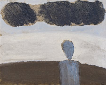 LIVIO MARZOT (1934)Senza Titolo, 1960Olio su telacm 40x50Firma e datazione al...