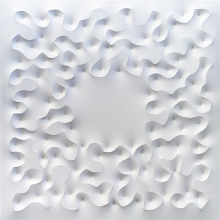 GIUSEPPE AMADIO (1944)Agena, 2004Acrilici su tela estroflessacm 70x70x3Firma...