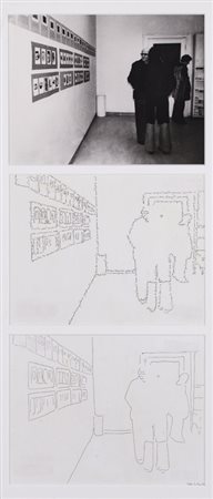 KETTY LA ROCCA (1938-1976)Riduzioni (La Galleria), 1974Fotografia e matita su...