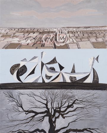 CESARE PEVERELLI (1922-2000)Senza Titolo, 1971Tecnica mista su cartone...