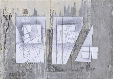 PAOLO SCHIAVOCAMPO (1924)Lo studio di Salvatore, 2016Tecnica mista e...