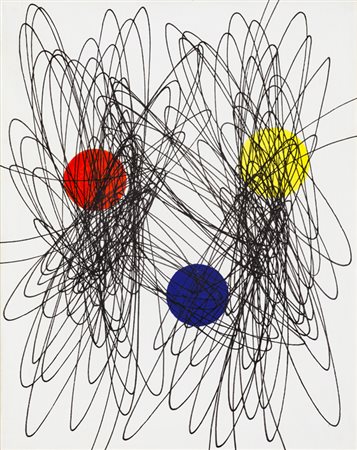 RBERTO GAETANO CRIPPA (1921-1972)Senza Titolo (Spirale), 1951Olio su telacm...