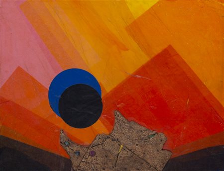 ROBERTO GAETANO CRIPPA (1921-1972)Senza Titolo, 1970Collage, sughero,...