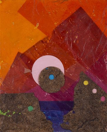 ROBERTO GAETANO CRIPPA (1921-1972)Senza Titolo (Landscape), 1970Collage,...