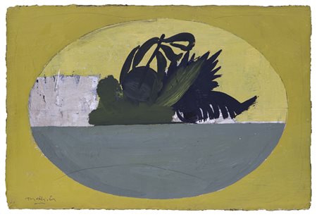 CARLO MATTIOLI (1911-1994)Composizione, 1968Olio su telacm 20x30Firma al...