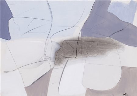 RENATO VOLPINI (1934-2017)Senza TitoloOlio e tecnica mista su telacm...