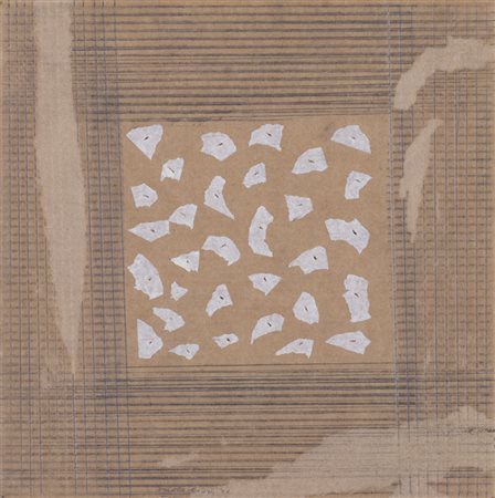 PAOLO MASI (1933)Senza Titolo, 1976Tecnica mista su cartonecm 40x40Firma e...