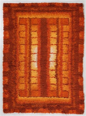 MANIFATTURA ITALIANA Tappeto anni 60/70 . -. Cm 160,00 x 220,00. MANIFATTURA...