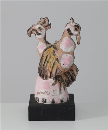 BRINDISI REMO (1918 - 1996) Scultura in ceramica, esecuzione Cesare Sartori,...
