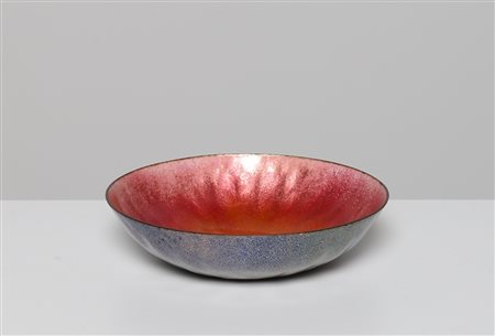 DE POLI PAOLO (1905 - 1996) Ciotola in rame smaltato, Smalti De Poli Padova...