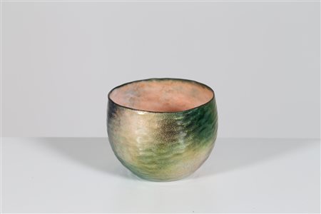 DE POLI PAOLO (1905 - 1996) Ciotola in rame smaltato, per Smalti De Poli...