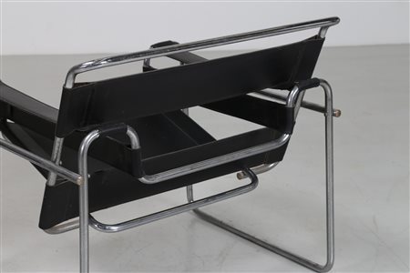 BREUER MARCEL LAJOS (1902 - 1981) Coppia di poltrone con struttura tubolare...