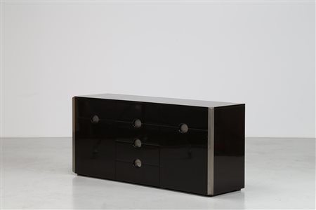 CACCIA DOMINIONI LUIGI (n. 1913) Mobile contenitore in legno laccato e...