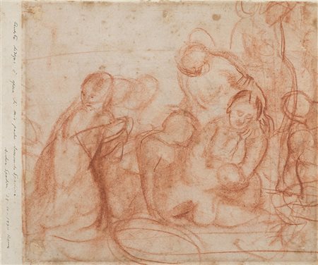 Armando Spadini (Poggio a Caiano 1883 - Roma 1925)"Adorazione del Bambino"...