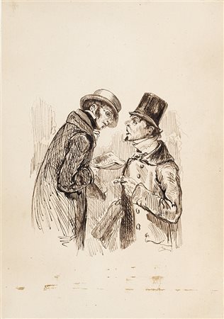 Paul Gavarni (Parigi 1804 - Auteuil-Neuilly-Passy 1866)(attr.) Album...