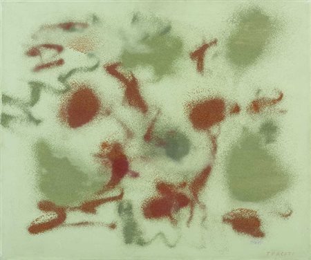 GIULIO TURCATO (1912 - 1995) Cangiante Acrilico e tecnica mista su tela 50 x...