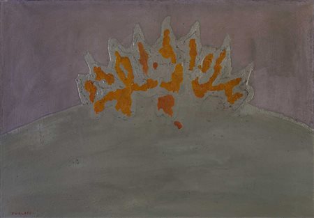 GIULIO TURCATO (1912 - 1995) Solare 1963 Olio e tecnica mista su tela 70 x...