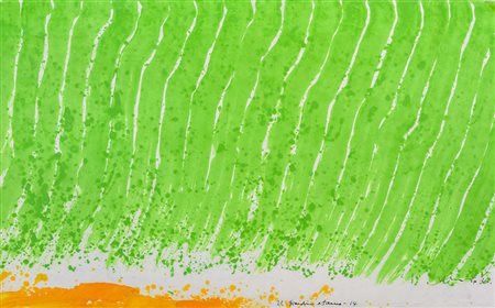 CHIN HSIAO (shangai 1935) Il giardino eterno - 14 Tecnica mista su carta 46 x...