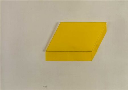 RODOLFO ARICÒ (1930 - 2002) Senza titolo 1967 Tecnica mista su cartoncino con...