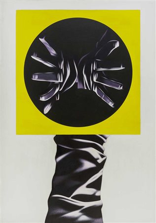 UMBERTO MARIANI (1936) L'Appuntamento 1971 Acrilico su tela 91 x 65 cm...