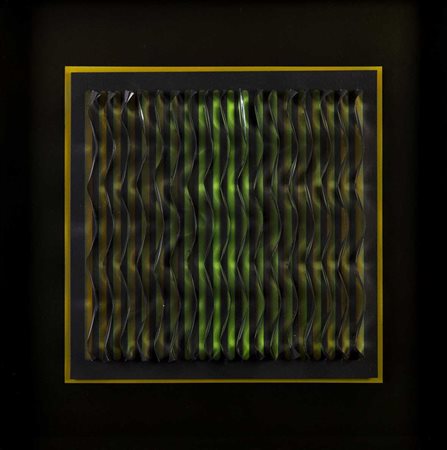 JULIO LE PARC (1928) Variation n. 1 1980 Scultura volume, rilievo in...
