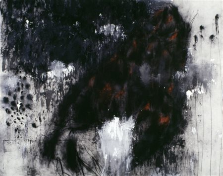 ARCANGELO (1956-) Nord-Sud-Est-Ovest 1985acrilico su tela cm...