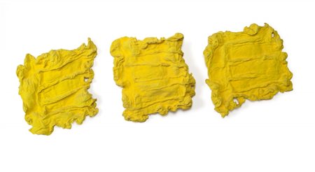 PINO PINELLI (1938-) Pittura G.G.G.1992tre elementi cm 30x35 cadaunofirmati e...