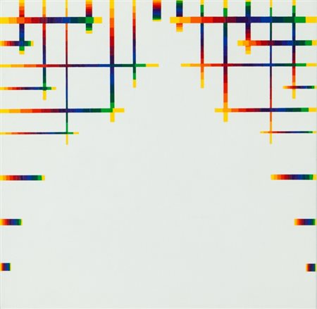 PAOLO MINOLI (1942-2004) Il suono della montagna secondo 1989acrilico su...